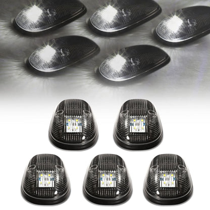 1999-2002 Dodge Ram 2500/3500 Cab Light - Black Housing White LED
