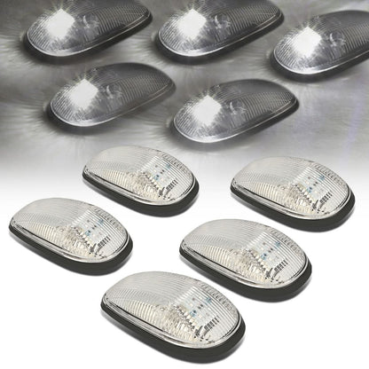 99-02 Dodge Ram 2500/3500 Chrome Housing White LED Cab Light