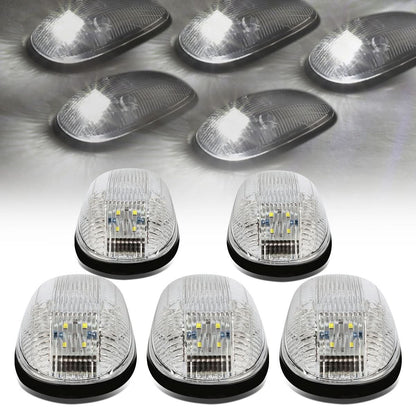 99-02 Dodge Ram 2500/3500 Chrome Housing White LED Cab Light