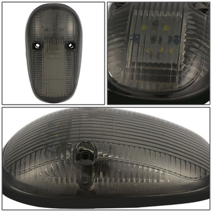 99-02 Dodge Ram 2500/3500 Smoke Housing Blue LED Cab Light