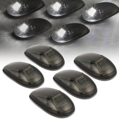 99-02 Dodge Ram 2500/3500 Smoke Housing White LED Cab Light