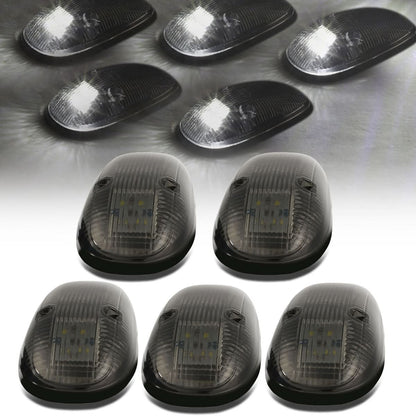 99-02 Dodge Ram 2500/3500 Smoke Housing White LED Cab Light