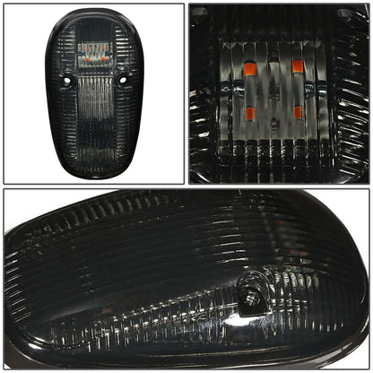 1999-2002 Dodge Ram 2500/3500 Smoke Housing Amber LED Cab Lights