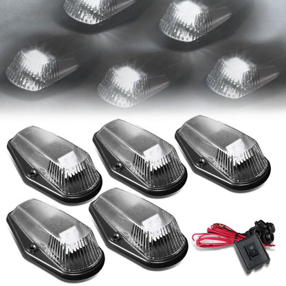 80-96 Ford Super Duty Black Housing White LED Cab Light