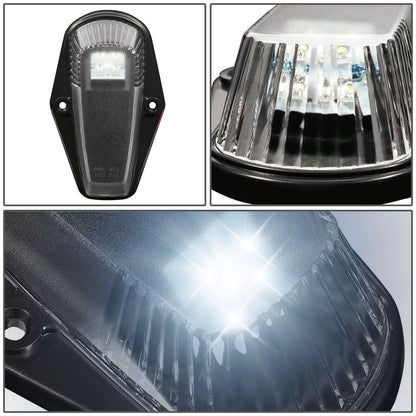 80-96 Ford Super Duty Black Housing White LED Cab Light