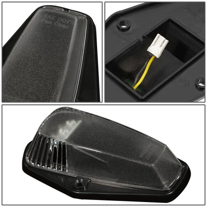 80-96 Ford Super Duty Black Housing White LED Cab Light