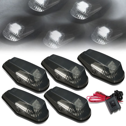 80-96 Ford Super Duty Smoke Housing White LED Cab Light