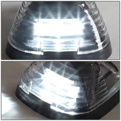 99-15 Ford Super Duty Black Housing White LED Cab Light