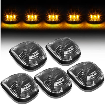 99-15 Ford Super Duty Black Housing Amber LED Cab Light