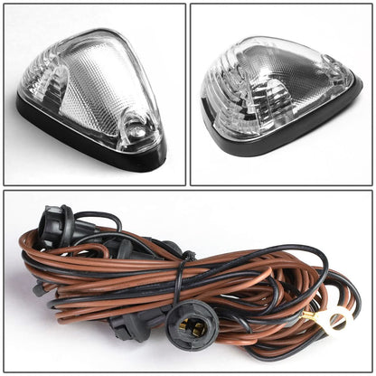 99-15 Ford Super Duty Chrome Housing Blue LED Cab Light