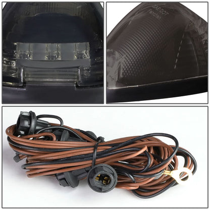 1999-2015 Ford Super Duty Smoke Housing White LED Cab Light