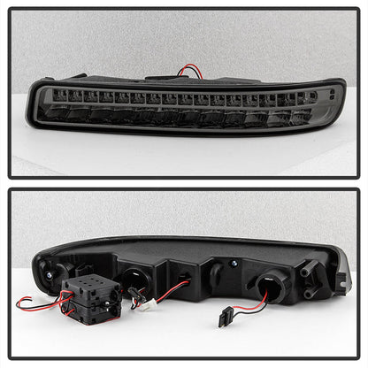 SPYDER xTune 99-06 GMC Sierra (Excl Denali) Full LED Bumper Lights - Smoke (CBL-GSI99-LED-SM) 9029332