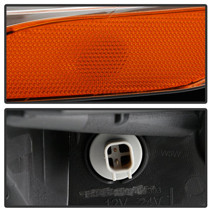 SPYDER xTune 14-17 Jeep Cherokee Parking Signal Lights - LED Daytime Running - Black - CBL-JH-JC14-LED-BK 9047145