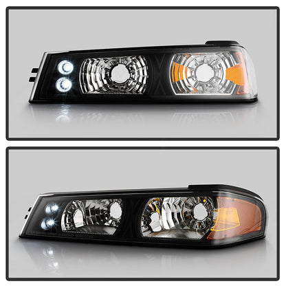 SPYDER Xtune Chevy Colorado 04-12 / GMC Canyon 04-12 Bumper Lights Black CBL-YD-CCO04-BK 5074300