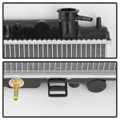 SPYDER xTune 02-06 Nissan Altima Radiator L4 2.5L (Not For 3.5L V6) (DPI 2414) Radiator (CDR-K8NAL02236) 9945410