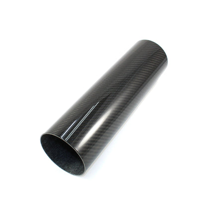 3.5" OD x 12" Long Carbon Fiber Intake Tube