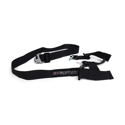 Circuit Hero 4 Point Harness 2" Belts (Black)