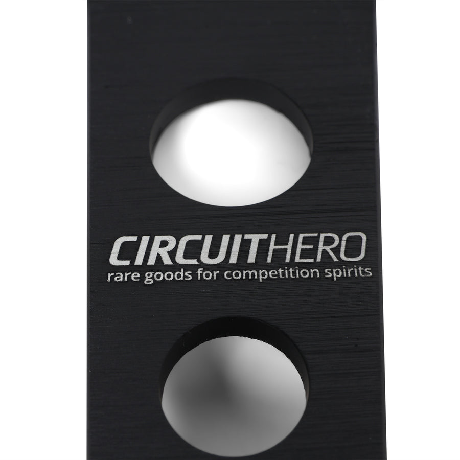 Circuit Hero 3 Spoke Steering Wheel with Holes 345mm/70mm Dish 6 Bolt