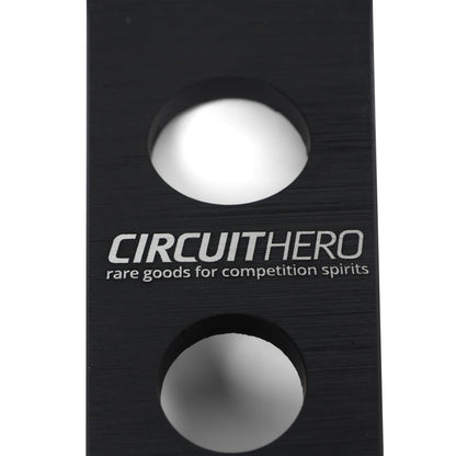 Circuit Hero 3 Spoke Steering Wheel with Holes 345mm/70mm Dish 6 Bolt