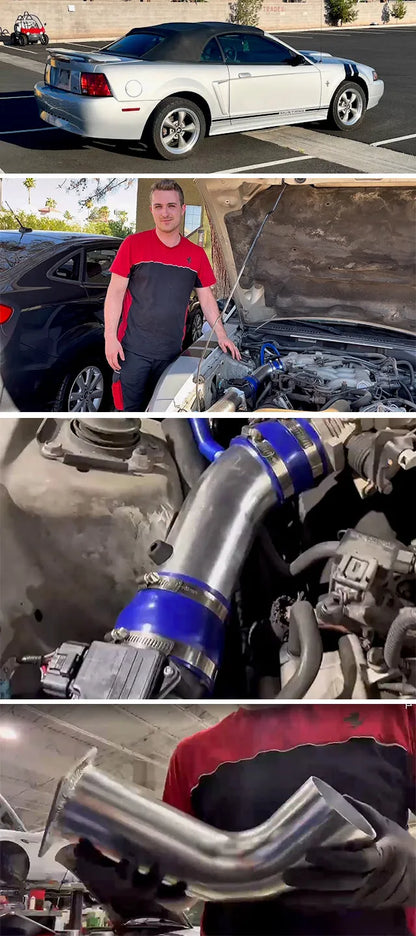 Cold Air Intake Kit For 1999-2004 Ford Mustang 3.8L V6 | Rtunes Racing | CI-FD-06