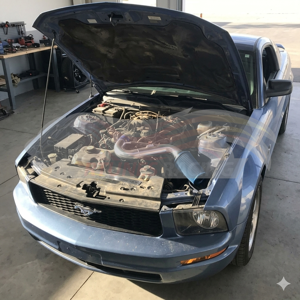 Cold Air Intake Kit For 2005-2009 Ford Mustang 4.0L V6 | Rtunes Racing | CI-FD-08