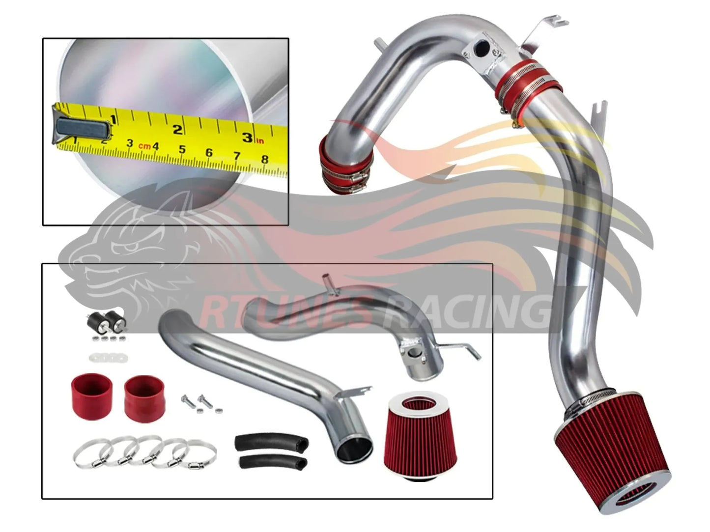 Cold Air Intake Kit For 2008-2012 Honda Accord 2.4 L4 | Rtunes Racing | CI-HD-15