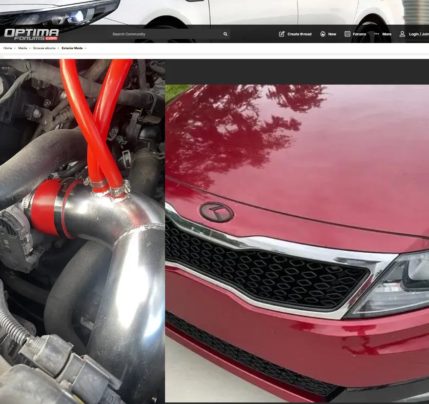 Cold Air Intake Kit For 2011-2015 Optima & 11-14 Sonata 2.4 | Rtunes Racing | CI-HY-06