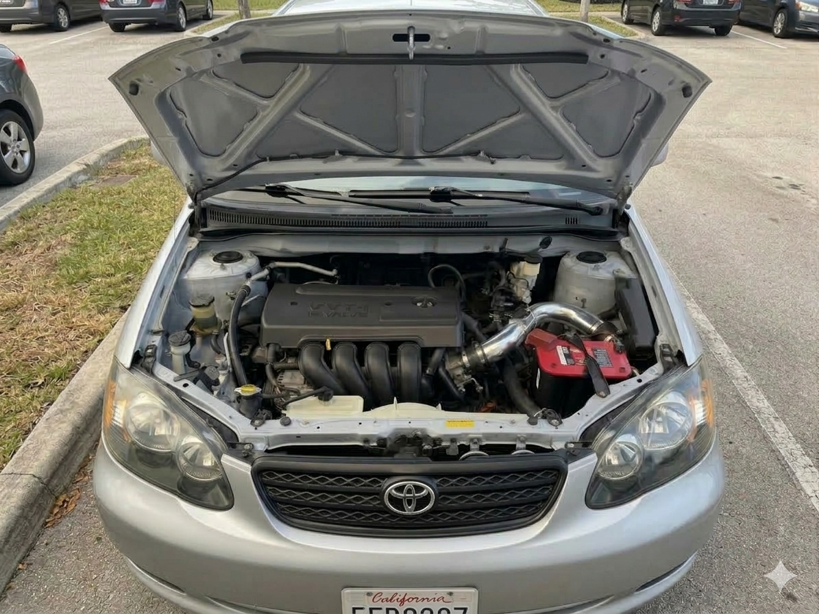 Cold Air Intake Kit For 2005-2006 Corolla, 2005-2007 Matrix 1.8L | Rtunes Racing | CI-TY-04