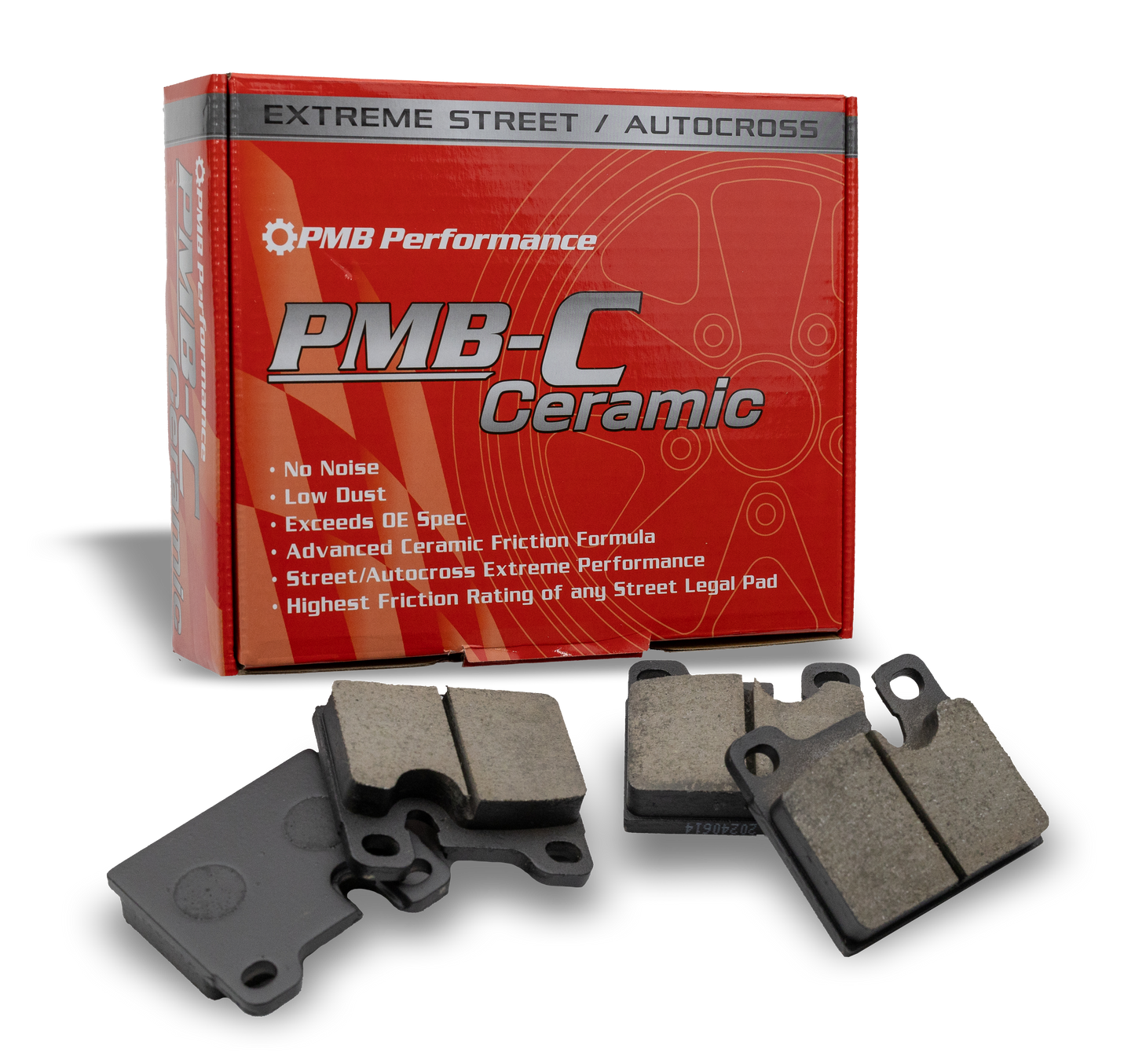 PMB-C Ceramic Pads for Porsche 911 Carrera Rear Calipers (1984-89)