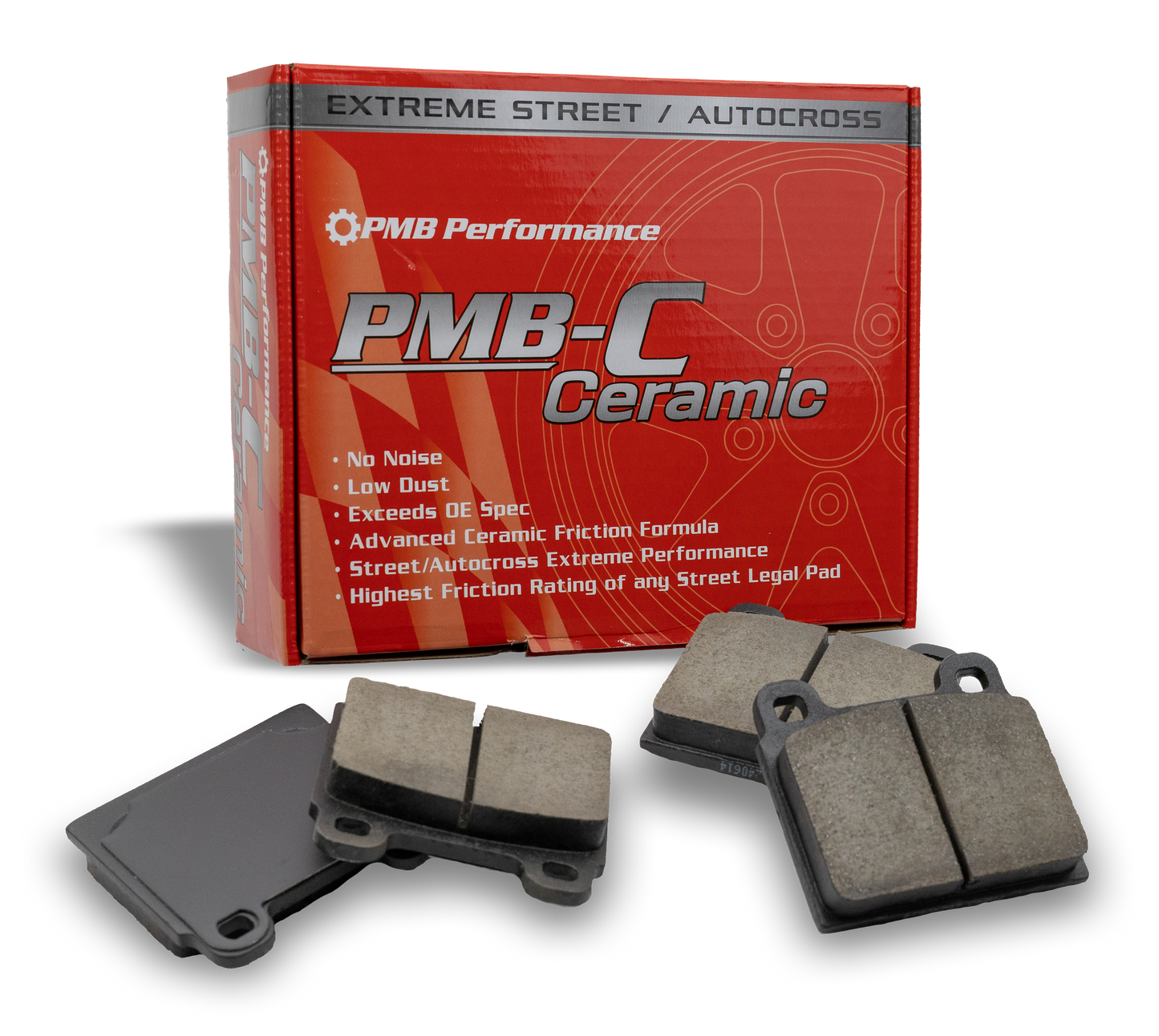 PMB-C Ceramic Pads for Porsche 911 (1976-1983) 912E Front A-Calipers (1976)