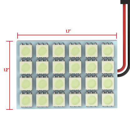 Universal SMD 24PC LED Panel Dome Light