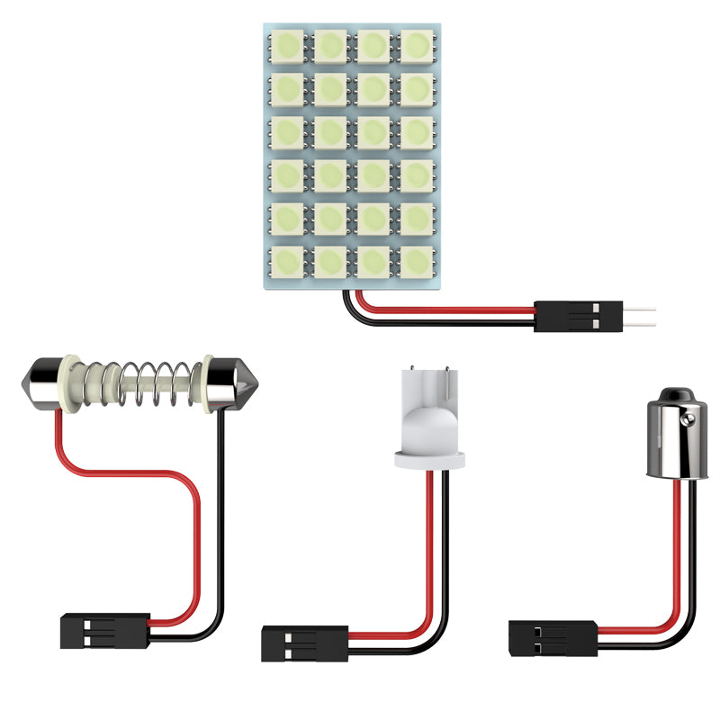 Universal SMD 24PC LED Panel Dome Light