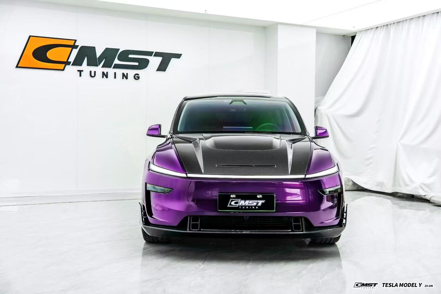 CMST Tuning V2 Hood for Tesla Model Y Juniper 2026-ON Carbon Fiber / FRP