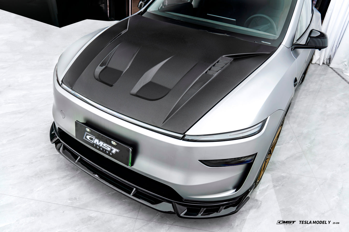 CMST Tuning V1 Hood for Tesla Model Y Juniper 2026-ON Carbon Fiber / FRP