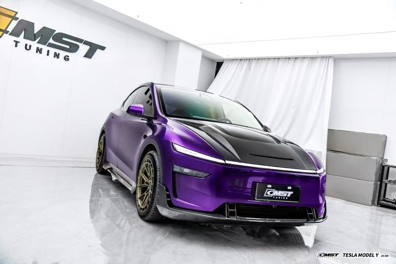 CMST Tuning V2 Hood for Tesla Model Y Juniper 2026-ON Carbon Fiber / FRP