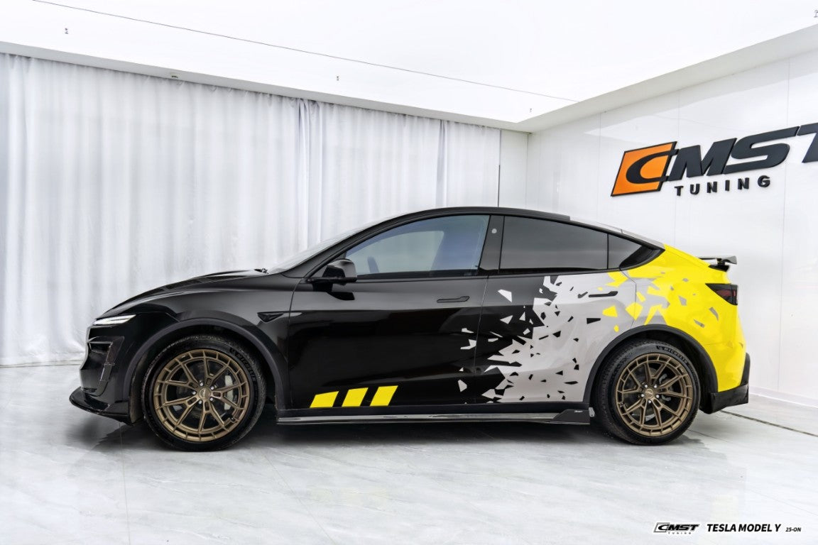 CMST Tuning V1 Side Skirts for Tesla Model Y Juniper 2026-ON Carbon Fiber / FRP