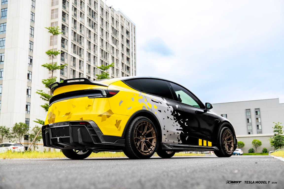 CMST Tuning V2 Side Skirts for Tesla Model Y Juniper 2026-ON Carbon Fiber / FRP