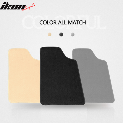 Car Floor Mat for 1979-1993 Ford Mustang Coupe Black Carpets Nylon