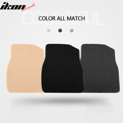 Car Floor Mat for 2002-2006 Lexus ES300 ES330 Black Carpet 4PC Nylon