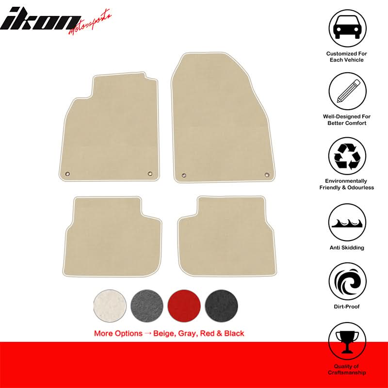 2003-2011 Saab 9-3 Car Floor Mats Carpet 4PC Nylon