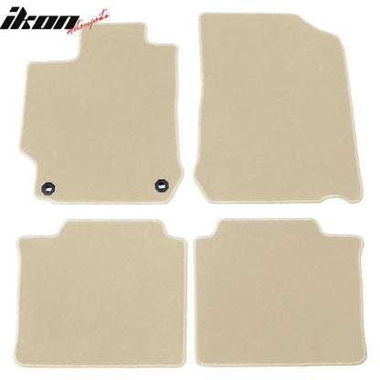 2012-2017 Toyota Camry Car Floor Mats Carpet 4PC Nylon & Latex Rubber