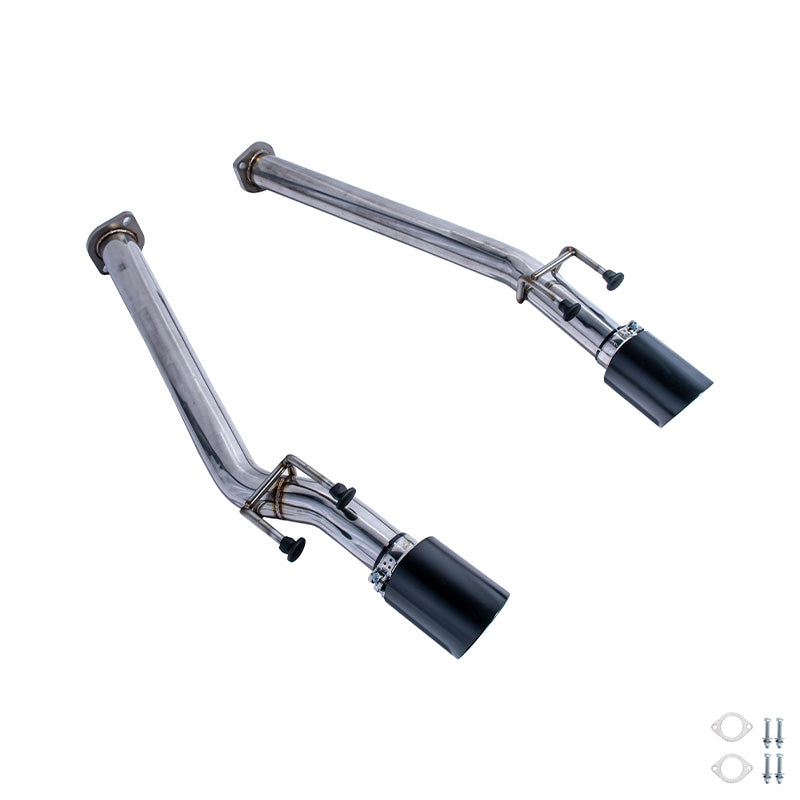 2005-2006 Pontiac GTO Muffler Delete Dual Black Tips Axle Back Exhaust