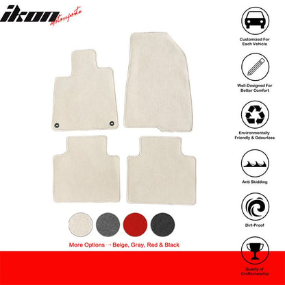 2018-2022 Honda Accord Car Floor Mats Carpet 4PC Nylon