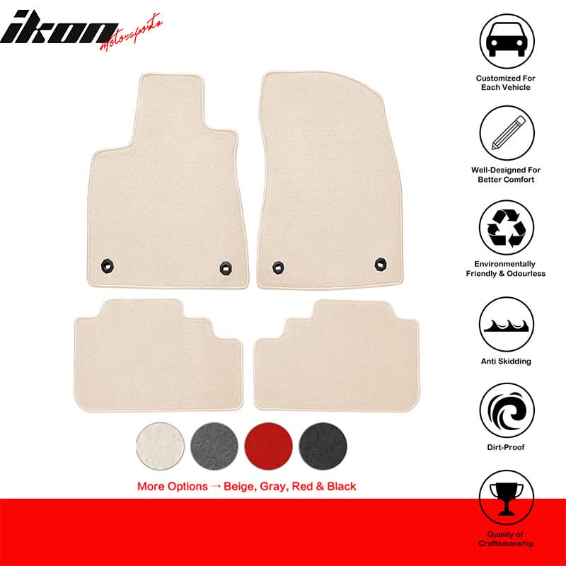 2016-2022 Lexus RX350 RX450H Car Floor Mats Carpet 4PC Nylon