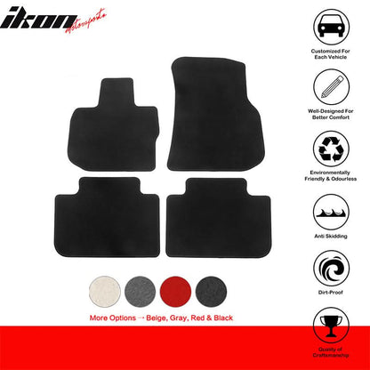2018-2024 BMW G01 X3 G02 X4 Floor Mats Nylon Front Rear Row Carpet 4PC