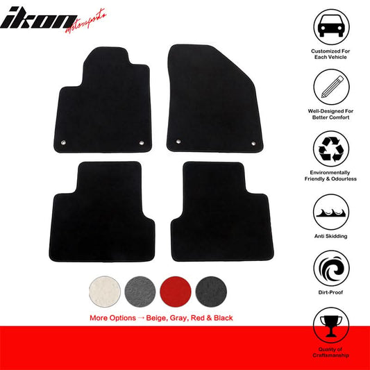 2014-2023 Jeep Cherokee 4DR OE Front Rear Floor Mat Carpet Nylon