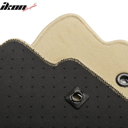 2017-2024 Honda Ridgeline OE Beige Front Rear Floor Mat Carpet Nylon