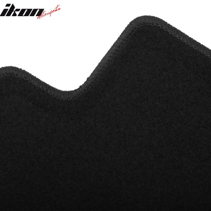 2024-2025 Hyundai Kona Gas Black Front Rear Floor Mats Nylon 4PCS