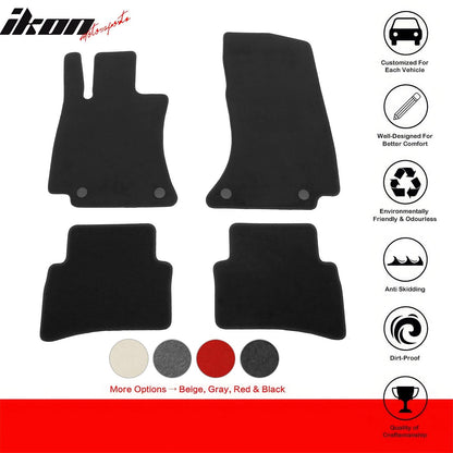2024-2025 Benz E-Class W214 E200 E350 E450 Black Floor Mats Nylon