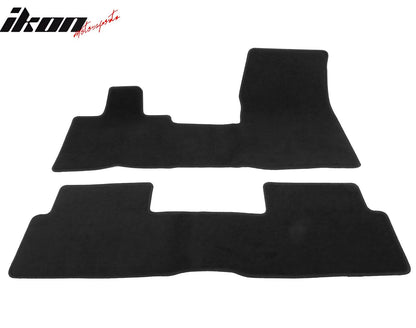 2014-2021 BMW i3 i3s OE Black Front Rear Floor Mats Carpets Nylon 2PCS